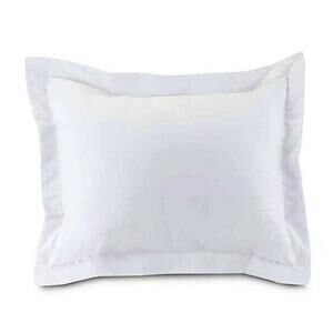 Smoothweave Tailored European Pillow Sham in White Soft Flange